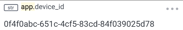 app_device_id attribute